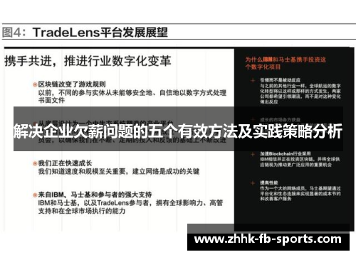 解决企业欠薪问题的五个有效方法及实践策略分析